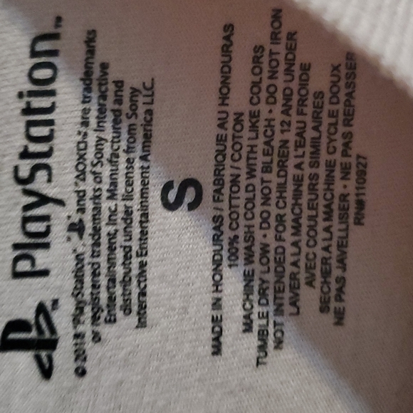 Retro Playstation Long Sleeved T-Shirt Size Small - Picture 4 of 5